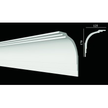 DECOR-DIZAYN  DD511 потолочный плинтус дюрополимер 170х125х2000мм